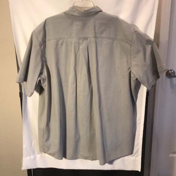 Basic Editions mens size 2XLT light grey shirt - Picture 2 of 3